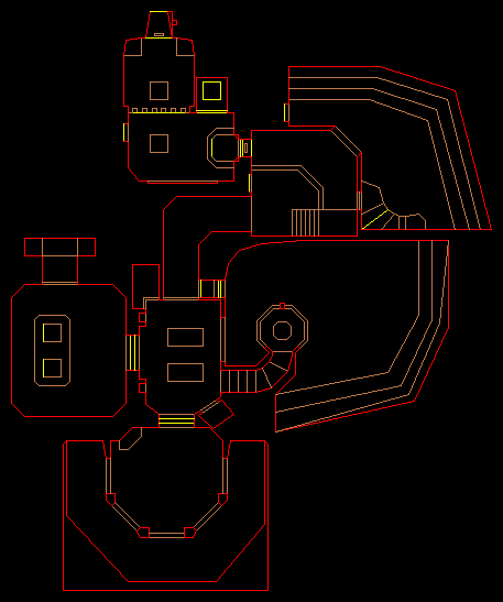 PlayStation Final Doom level 14, SYSTEM CONTROL: Level map