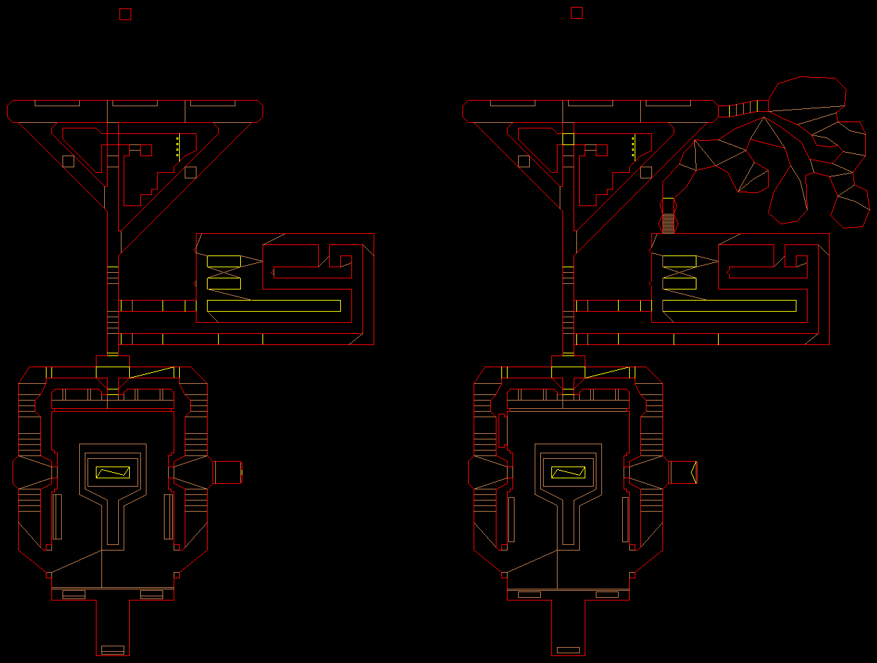 PlayStation Final Doom level 16, WORMHOLE: Level map